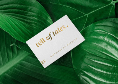 Tell Of Tales - Création de cartes de visites haut de gamme à Bordeaux